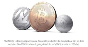 Handelen in crypto-munten met plus500