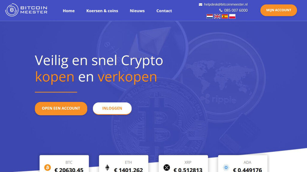 BitcoinMeester Site